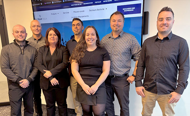 L’équipe de repreneurs de Filtrar Tech.
