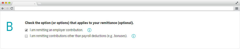 Remittance table step 2